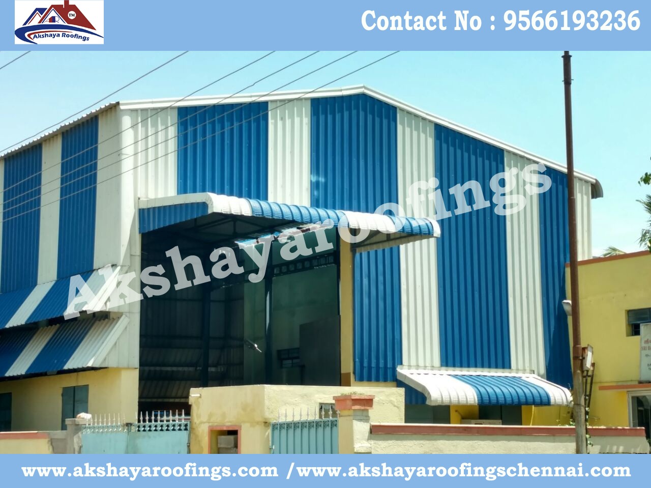 Commercial Roofing Shed Contractors in Chennai