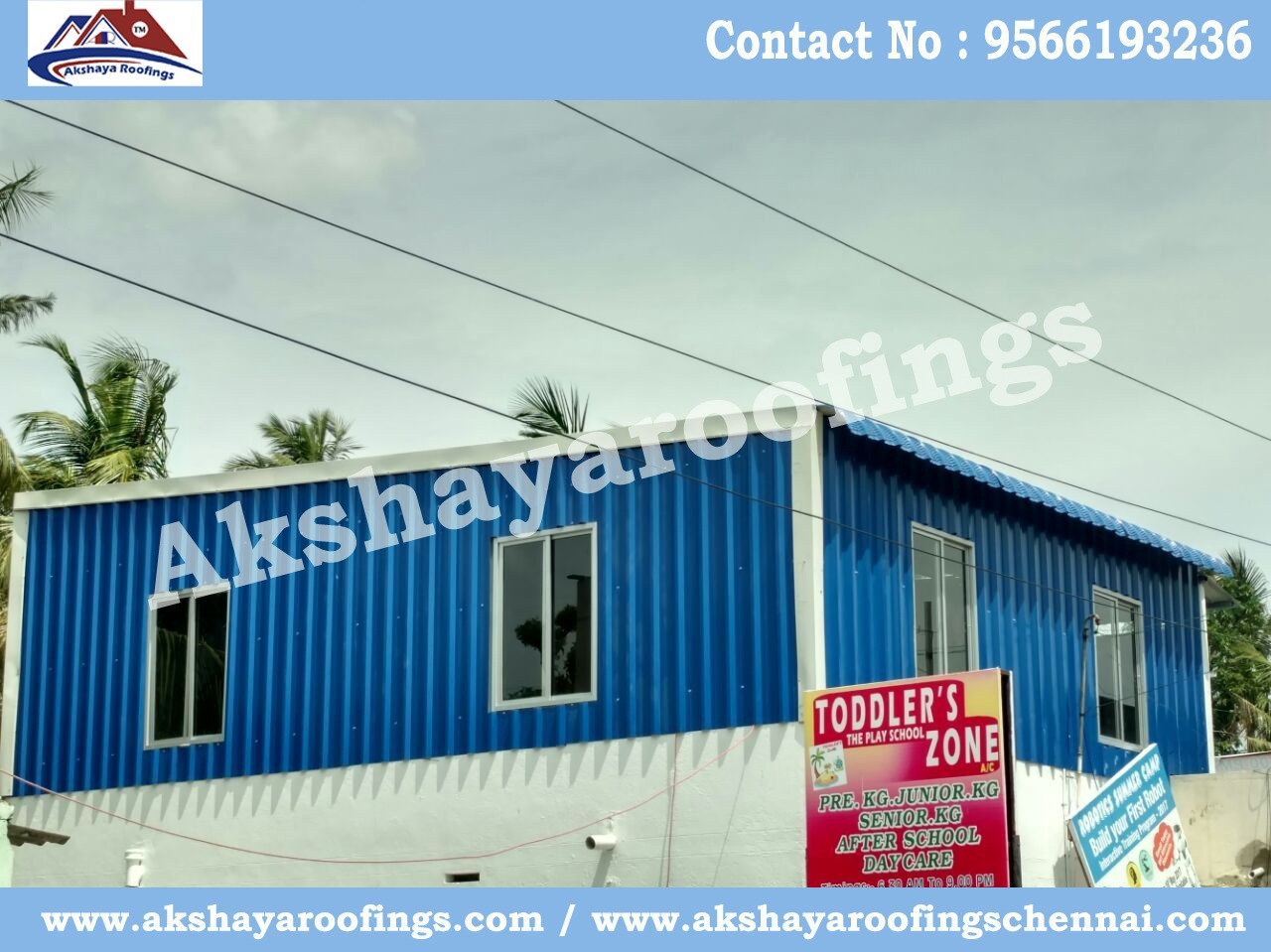 Terrace roofing shed contractors Chennai